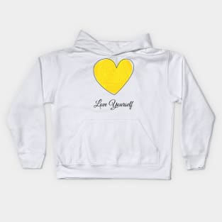 Love yourself Kids Hoodie